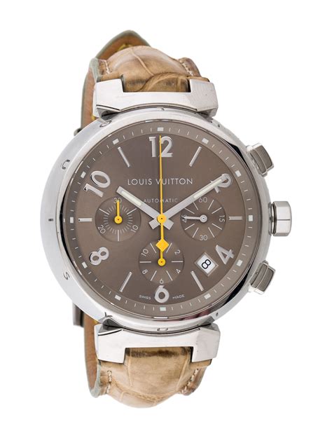 louis vuitton tambour mens watch|louis vuitton tambour chronograph watch.